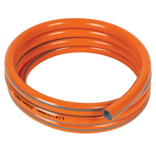 ELMARK PVC KERTI TÖMLŐ 1/2 20M, HÁROMRÉTEGŰ NARANCSSÁRGA