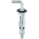 ELMARK acél horgony L-horog Wkret-met BMHP M4X38 4db/bl