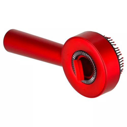 Masszírozó fejbőrkefe olaj applikátor USB piros