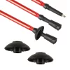pliabil articol accesoriu cu husă, 2 bucată, roșu