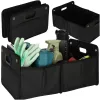 Auto portbagaj-organizator, dimensiune mare geantă cu velcro, pentru mașină
