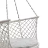 Gólyafészek kerti hinta háttámlával, szürke, 80 cm, 150 kg