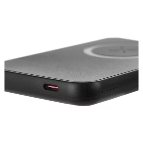 EMOS Powerbank WI 521, 5 000 mAh, 20 W+Wireless, fekete, B0545B