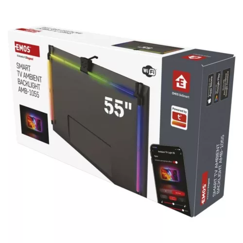 GoSmart Ambient LED RGB világítás TV-hez 55“ (139 cm), 450, dimmelhető, EMOS, ZTV55