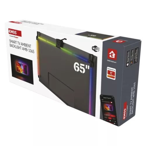 GoSmart Ambient LED RGB világítás TV-hez 65“ (164 cm), 610, dimmelhető, EMOS, ZTV65