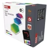 GoSmart LED-es lámpatest Hexagon, kiegészítő készlet,3 rész, 1,8 W, RGBIC dimmelhető, WiFi, IP20, EMOS, ZIW223R