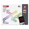 GoSmart LED lámpatest Lines fehér, 9 részből álló, 34 W, RGBIC dimmelhető, WiFi, IP20, EMOS, ZIW249R
