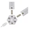 GoSmart LED lámpatest Lines fehér, 9 részből álló, 34 W, RGBIC dimmelhető, WiFi, IP20, EMOS, ZIW249R