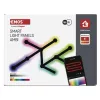 GoSmart LED-es lámpatest Lines fekete, 9 részből álló, 34 W, RGBIC dimmelhető, WiFi, IP20, EMOS, ZIW269R