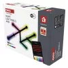 GoSmart LED-es lámpatest Lines fekete, 9 részből álló, 34 W, RGBIC dimmelhető, WiFi, IP20, EMOS, ZIW269R