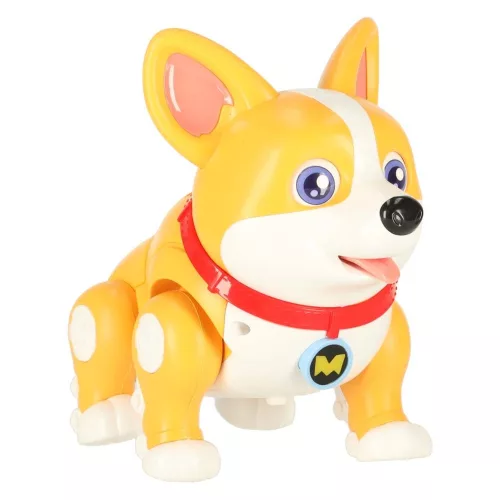 Kutya, interaktív robot, Corgi, világító fülek, zene