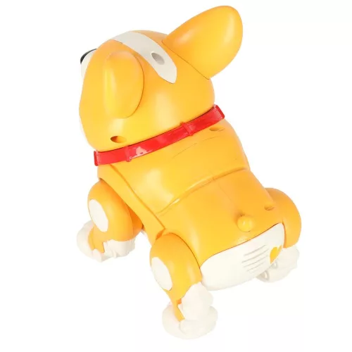 Kutya, interaktív robot, Corgi, világító fülek, zene