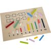 Tanulódobozos matematikai rudak számokkal "Oktatás"
