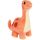 Plüss dinoszaurusz piros "Dino"