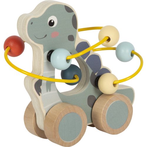 Tolható játék gyöngyös labirintussal "Dino"