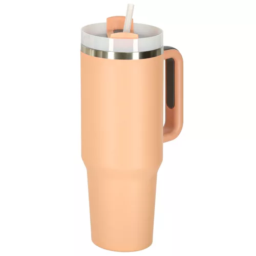 Termosz cană cu pai și articol, 1200ml, accesoriu