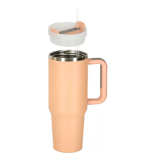 Termosz cană cu pai și articol, 1200ml, accesoriu