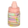 Vizespalack, szilikon, összecsukható, fogantyúval, BPA-mentes, 500ml, szivárványszínű