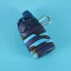 Szilikon összecsukható kulacs fogantyúval, BPA-mentes, 500 ml, kék