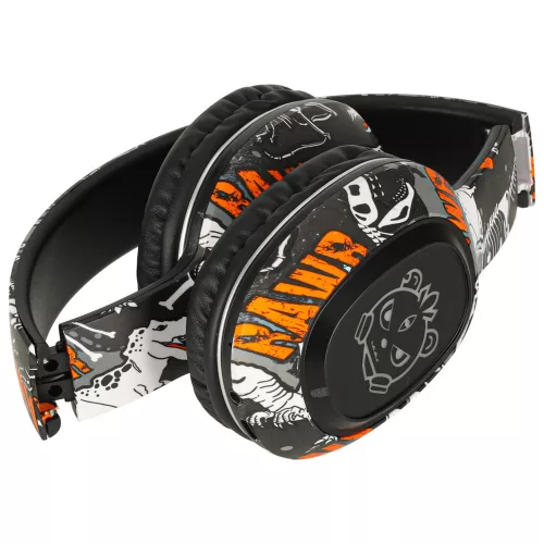 Vezeték nélküli Bluetooth RGB Gaming Sport Fülre Asztalható Fejhallgató 200mAh Fekete