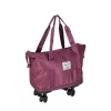 pliabil geantă de călătorie roțien, accesoriu, 3 în mărime, lila