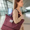 pliabil geantă de călătorie roțien, accesoriu, 3 în mărime, lila
