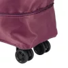 pliabil geantă de călătorie roțien, accesoriu, 3 în mărime, lila