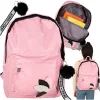 Articol articol Rucsac, egycu compartimente, roz