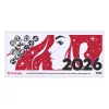 De birou calendar FORTUNA TA24 vertical alb file produs 2026.