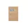 Öntapadós jegyzettömb STICK'N Kraft notes 76x51mm újrahasznosított natúr barna 100 lap
