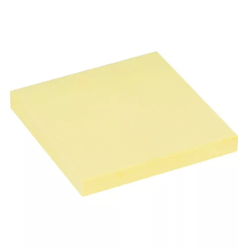 Öntapadós jegyzettömb YANDA 76x76 mm 100 lap sárga