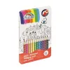 Colorat creion FIORELLO triunghiular metaldobozos 12 bucăți