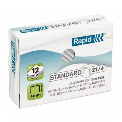 Tűzőkapocs RAPID 21/4 1000 darabos