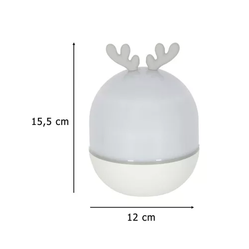 Éjszakai fény csillag projektor LED USB forgó 6 motívumos távirányítós szarvas