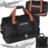 Sport geantă de călătorie, bagaj de mână pentru avion, turista, negru