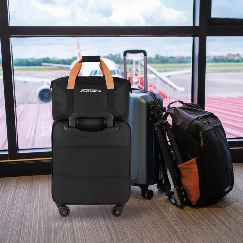 Sport geantă de călătorie, bagaj de mână pentru avion, turista, negru