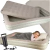 Copii pat, gonflabil matrac accesoriu, turista, pompă, 140cm x 90cm