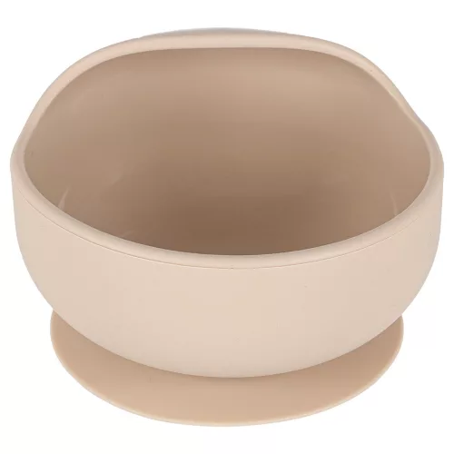 silicon farfurii pentru copii, pentru sugari, accesoriu, 9 piese set, bej