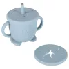 silicon farfurii pentru copii, pentru sugari, pentru raci, 9 piese set, albastru