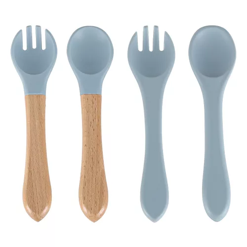 silicon farfurii pentru copii, pentru sugari, pentru raci, 9 piese set, albastru