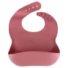 silicon farfurii pentru copii, pentru sugari, pentru raci, 9 piese set, închis roz
