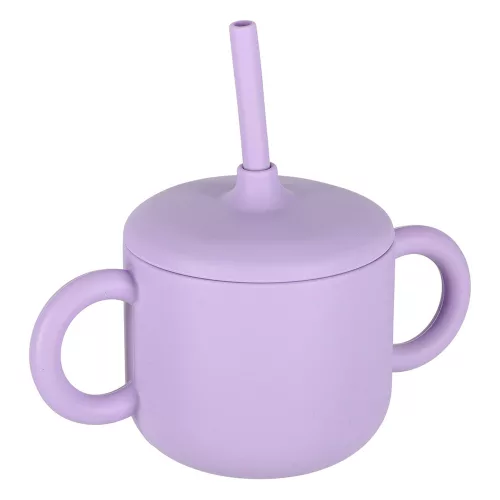 silicon set pentru copii, 8 piese, lila