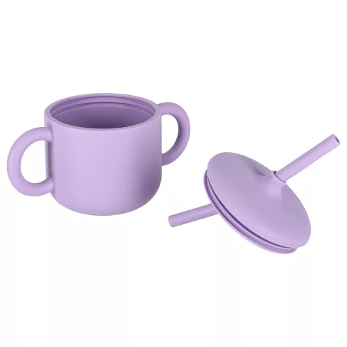 silicon set pentru copii, 8 piese, lila
