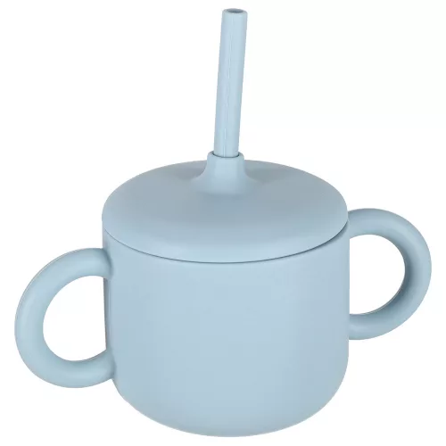 silicon set pentru copii, 8 piese, albastru