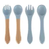 silicon set pentru copii, 8 piese, albastru