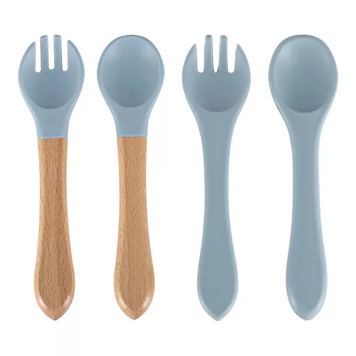 silicon set pentru copii, 8 piese, albastru