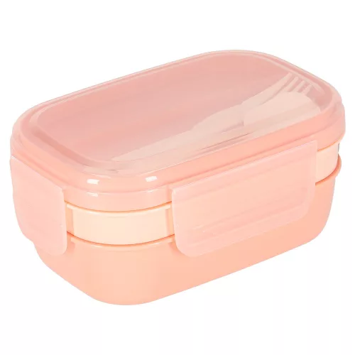 Cutie pentru gustare compartimentekkel, osztott, 1900ml, portocaliu