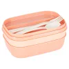 Cutie pentru gustare compartimentekkel, osztott, 1900ml, portocaliu