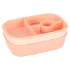 Cutie pentru gustare compartimentekkel, osztott, 1900ml, portocaliu