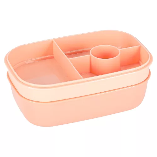 Cutie pentru gustare compartimentekkel, osztott, 1900ml, portocaliu